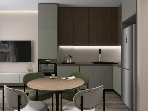 Проект 1-комнатной квартиры 42 м 2 в ЖК аквилон митино в Москве. 03