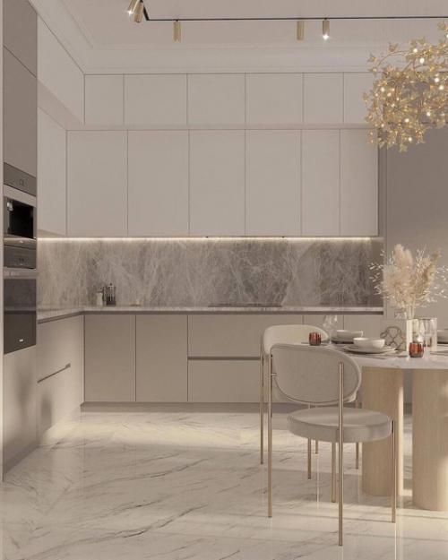 Роскошный интерьер в современном стиле элегантность и изысканность сочетает. 06