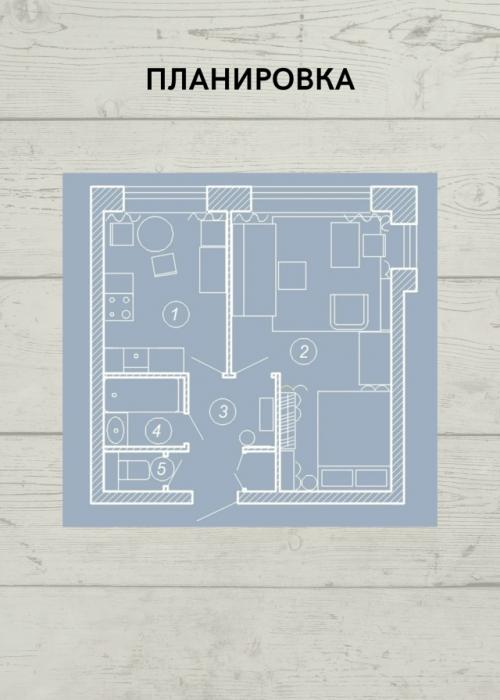 Квартира в наследство от бабушки: недорогая и уютная переделка интерьера 30 кв. 09