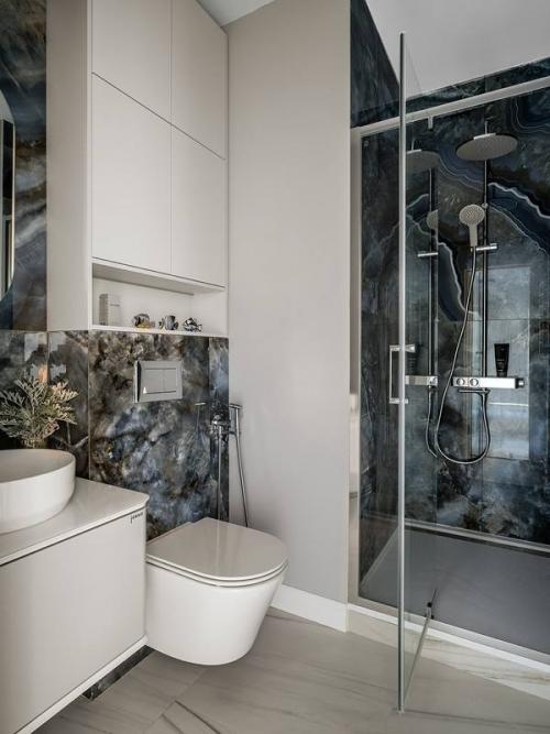 Мощная красота: квартира в концепции моря, солнца и неба. 08