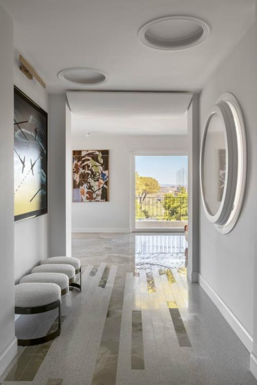 Квартира в Риме: цвета долины тибра и коллекция современного искусства. 02