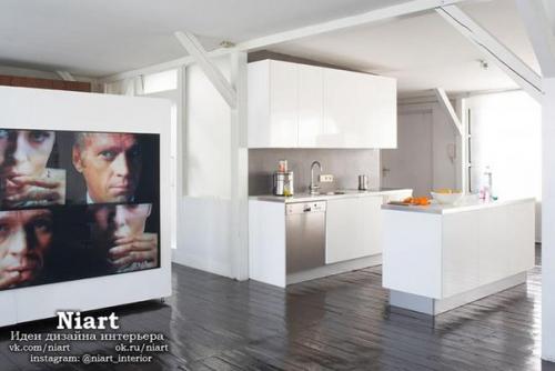 Просторные кухни в стиле лофт. 01 Просторные кухни в стиле лофт. 01