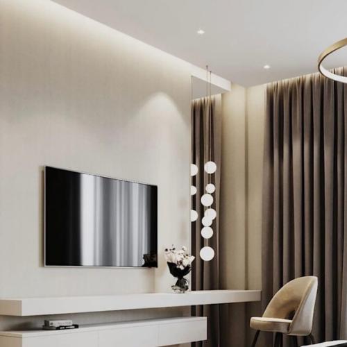 5 способов оформления тв - зоны. 01