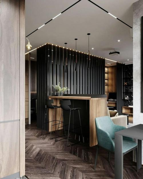 Стильный дизайн в темных тонах. 03