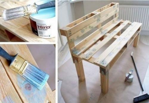 Уютный диванчик из деревянного поддона? 05