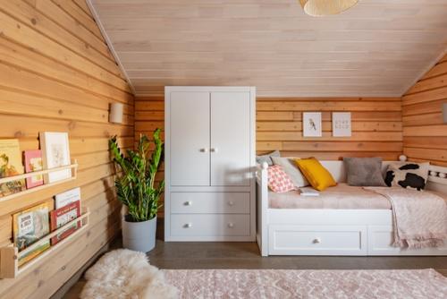 Домик в лесу: светлый интерьер в стиле лаунж ч. 2. 05