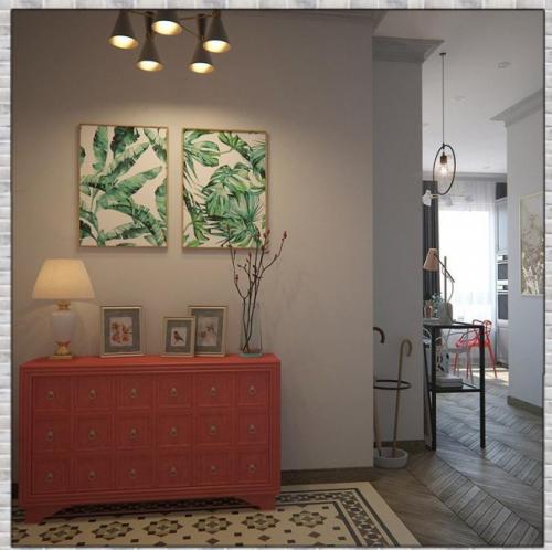 Интерьер студии. С грамотной планировкой. 07