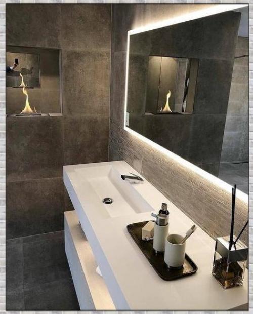 Два варианта оформления ванной комнаты. 03