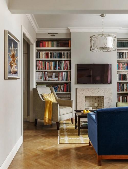 Потрясающая трешка в сталинке в стиле современной классики. 01