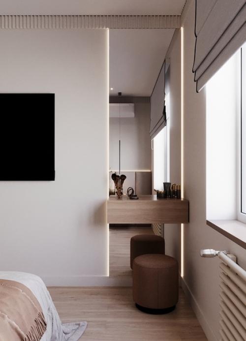 Спальня из проекта, который уже в реализации и на полпути к новоселью. 02