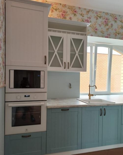 Фотоотчёт. Кухня с островом и встроенным холодильником. 02