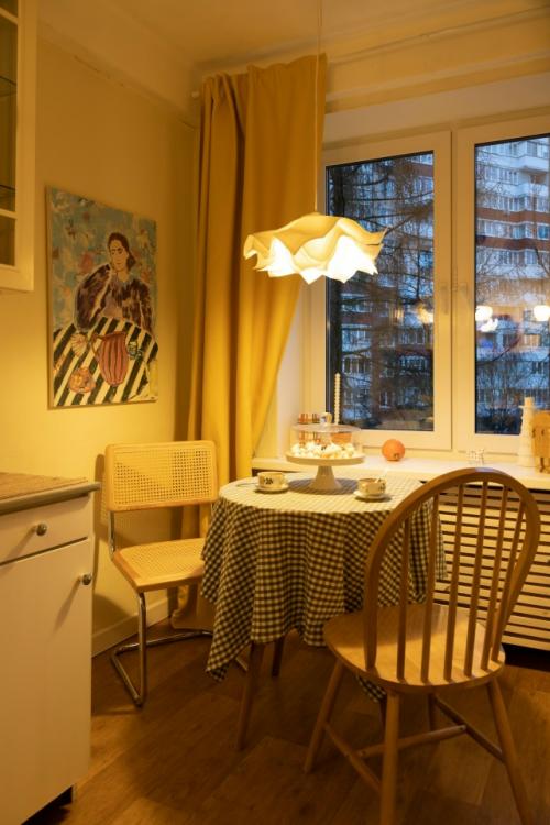 Квартира в наследство от бабушки: недорогая и уютная переделка интерьера 30 кв. 07