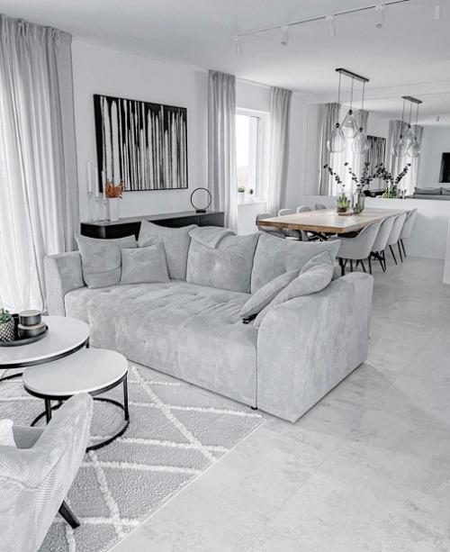 Загородный дом в современном стиле с нейтральным интерьером. 03