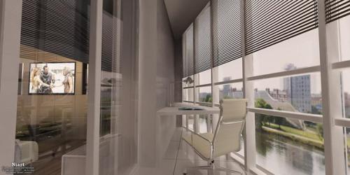 Дизайн интерьера квартиры выполнен в современном минималистичном стиле. 09