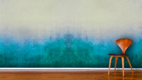 Удивительная техника окраски стен Омбре позволяет добиться градиентного покрытия поверхности. 01