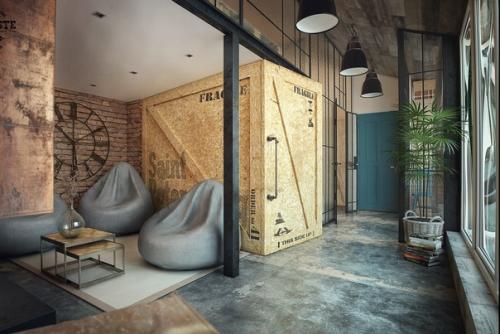 Стиль гранж в интерьере: характерные черты. 03