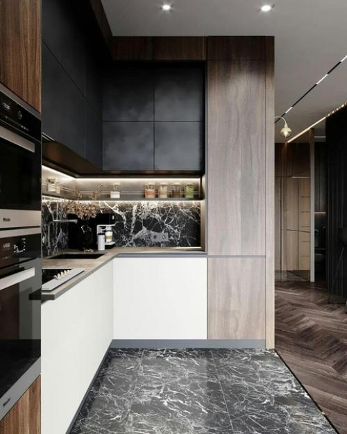 Стильный дизайн в темных тонах. 01