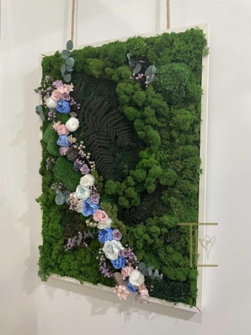 Островок природы.  Панно станет прекрасным украшением интерьера. 02