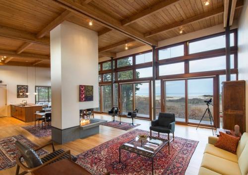 Дом на берегу атлантического океана от Hammer Architects.

