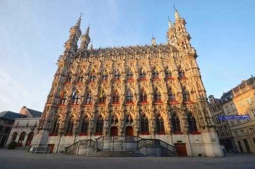 Лёвен Бельгия. Лёвенская ратуша. 02