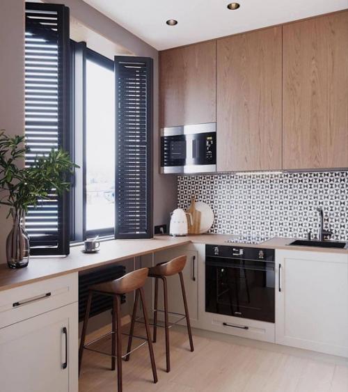 Красивое оформление кухни. 02