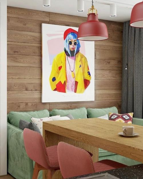 Дизайн - проект квартиры - студии в питере для молодой девушки. 07