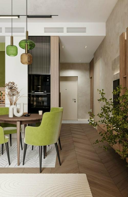 Cовременный интерьер квартиры площадью 43 кв. 03