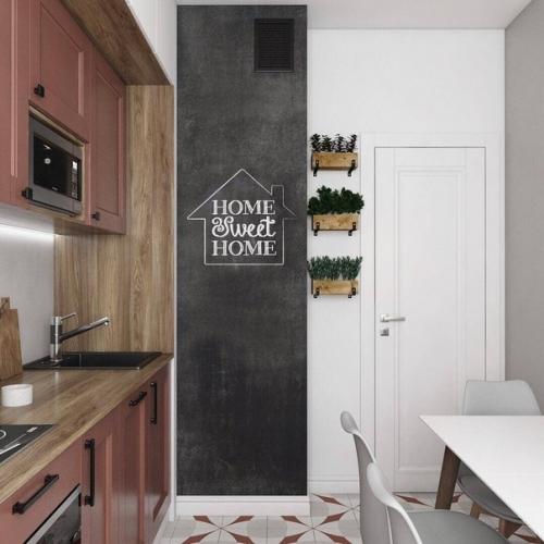 Кухня в нестандартной цветовой гамме. 03