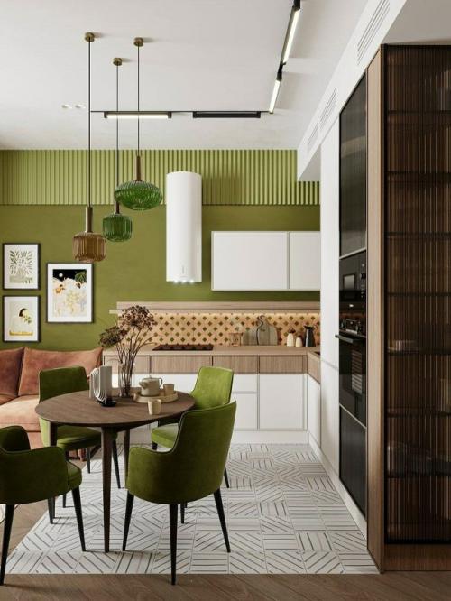 Cовременный интерьер квартиры площадью 43 кв.  