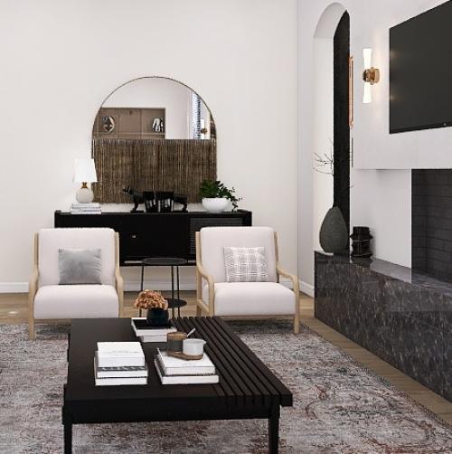 Как связать весь интерьер в единое целое - даже если комнаты очень разные. 01