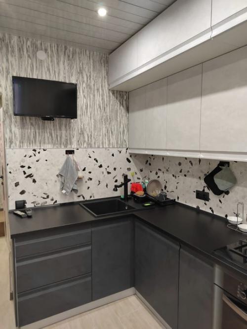 Кухонный гарнитур Вельвет на 100% соответствует тенденции минимализма в интерьере и пользуется большим спросом наших покупателей. 07