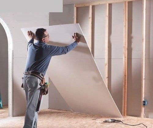 Межкомнатная перегородка из гипсокартона. 02