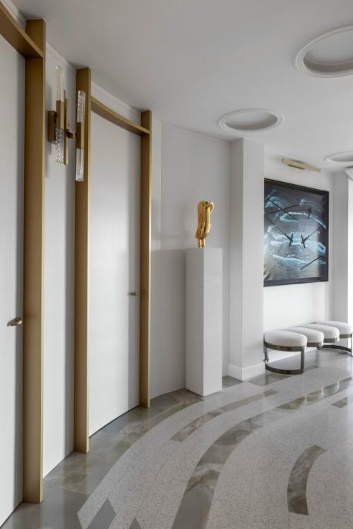 Квартира в Риме: цвета долины тибра и коллекция современного искусства. 03