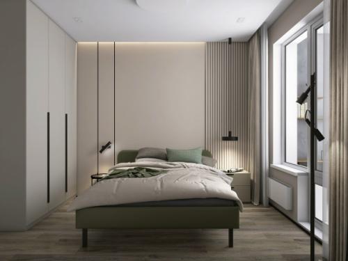 Проект 1-комнатной квартиры 42 м 2 в ЖК аквилон митино в Москве. 06