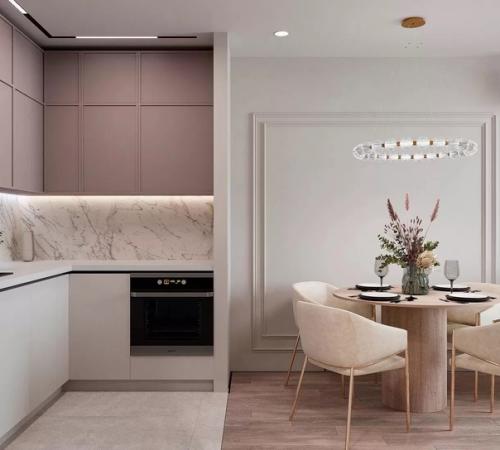 Проект однокомнатной квартиры 39 кв. 03