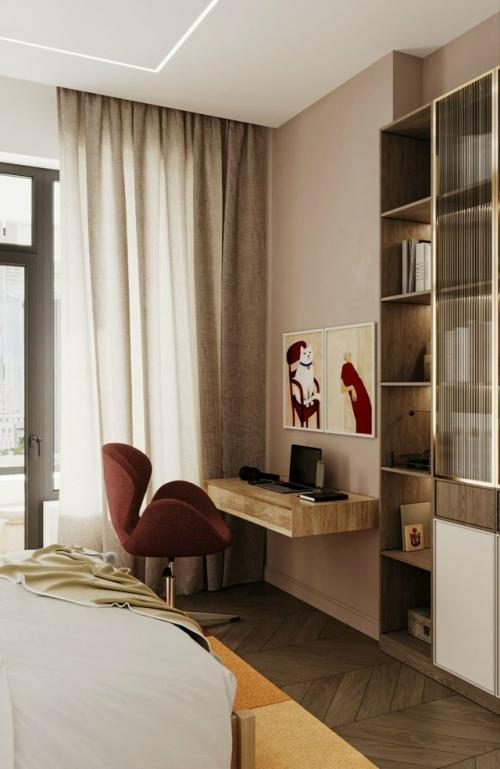 Cовременный интерьер квартиры площадью 43 кв. 06