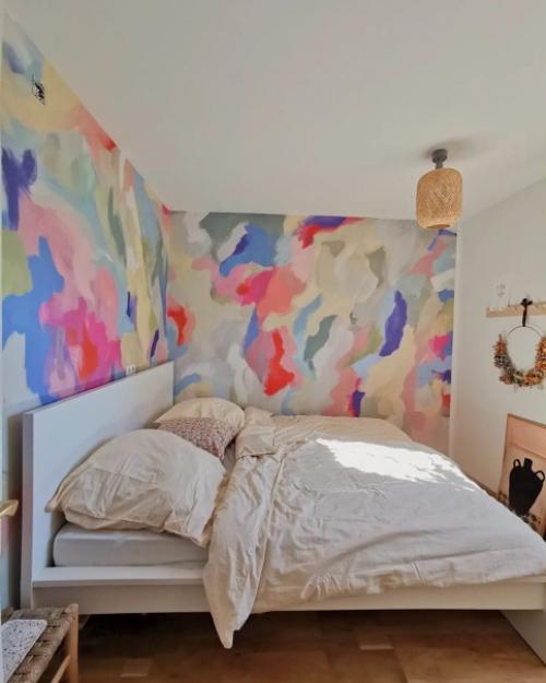 Яркие краски и принты: интересный дом в скандинавском стиле. 07