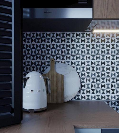 Красивое оформление кухни. 01