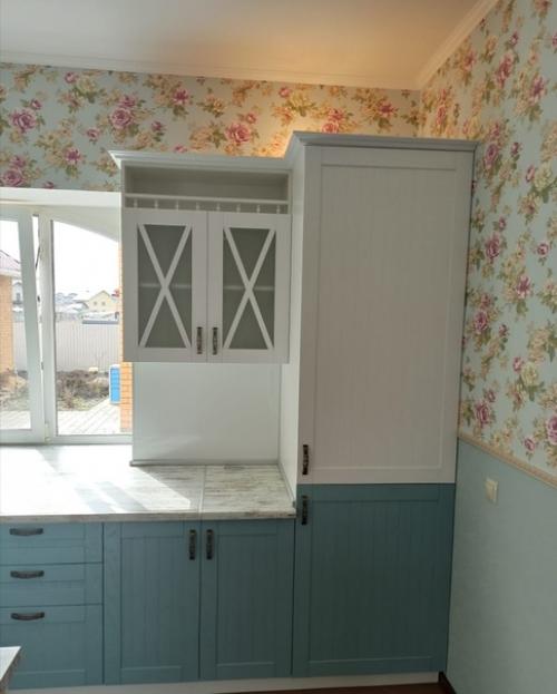 Фотоотчёт. Кухня с островом и встроенным холодильником. 05