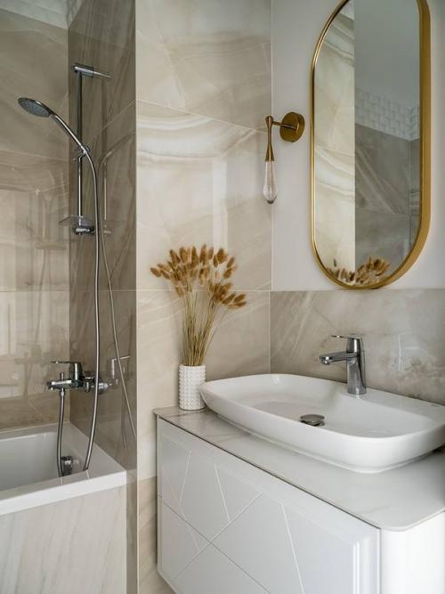 Мощная красота: квартира в концепции моря, солнца и неба. 07