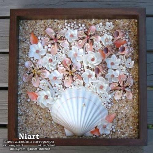 Ракушки как основа декора. 02