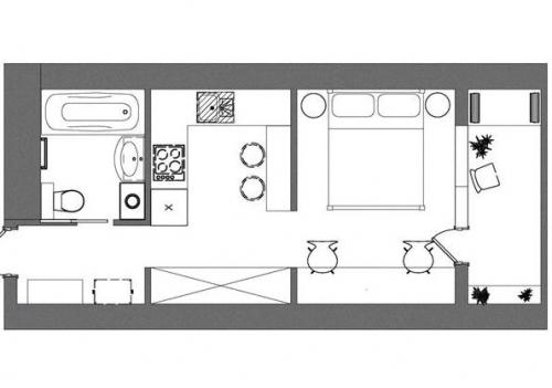 Проект интерьера квартиры. 07