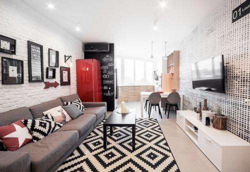 Интерьер создан для молодого мужчины, увлекающегося экстремальными видами спорта. 03