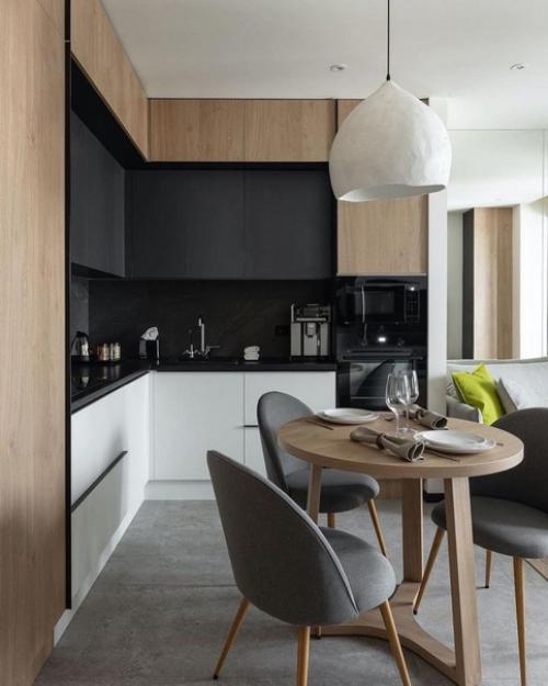 Квартира 43 м 2 в стиле минимализм с элементами Wabi Sabi. 02