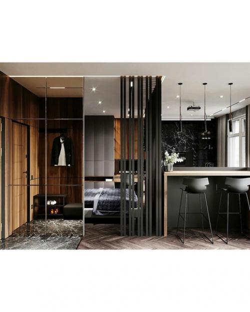 Стильный дизайн в темных тонах. 04