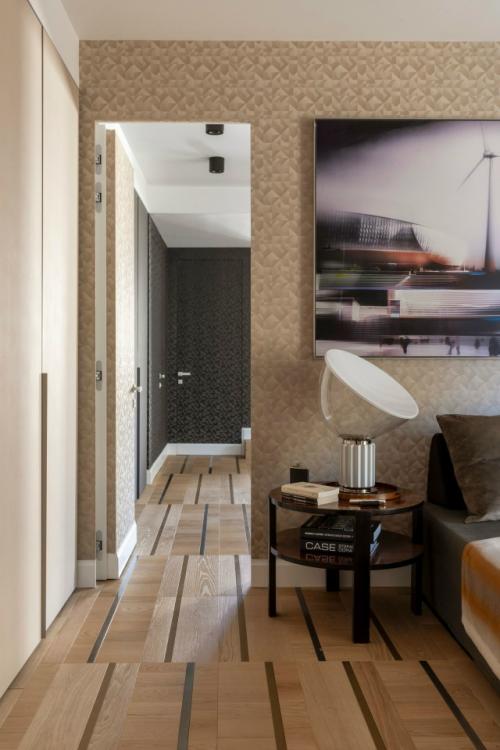 Квартира в Риме: цвета долины тибра и коллекция современного искусства. 06