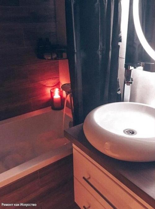 Дизайн интерьера. Для небольшой ванной. 01