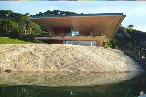 Дом на краю обрыва в Африке. 01