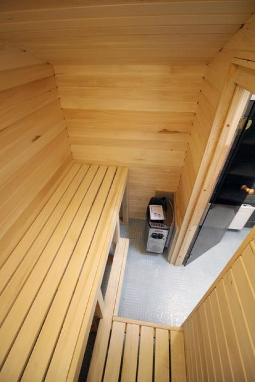 А вот какой получился интерьер у дубльдома - 80 с тремя комнатами и сауной! 07