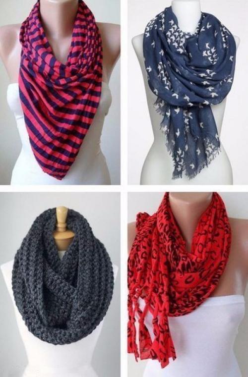 Как стильно завязать шарф этой весной. 04